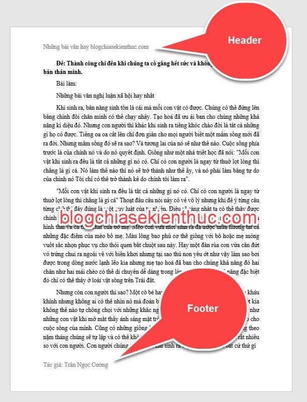 Cach Bo Header And Footer Trong Word