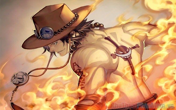 Hình nền Ace trong One Piece tuyệt đẹp