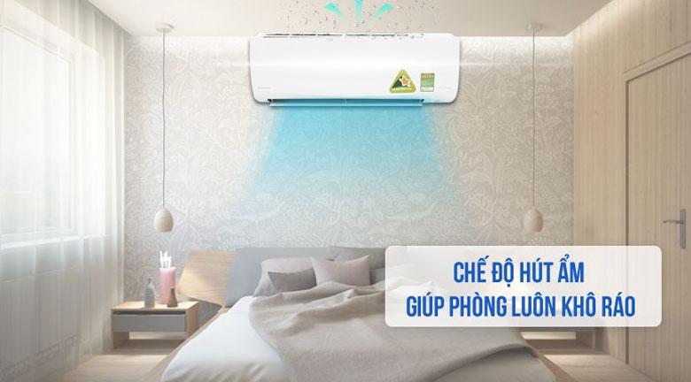 Chế độ hút ẩm trên điều hòa LG là gì?