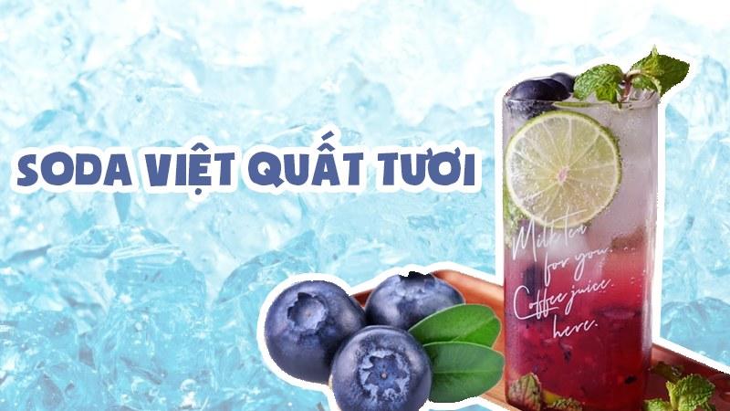 soda việt quất tươi