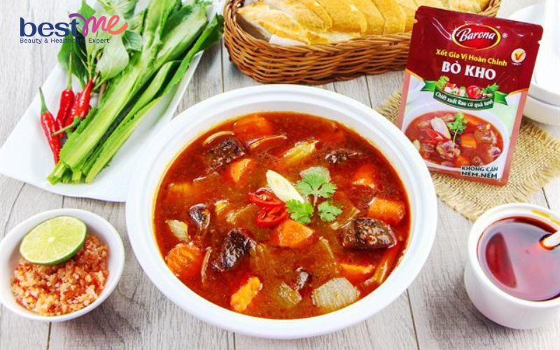 Hướng dẫn cách nấu bò sốt vang bằng gói gia vị siêu đơn giản tại nhà - 1