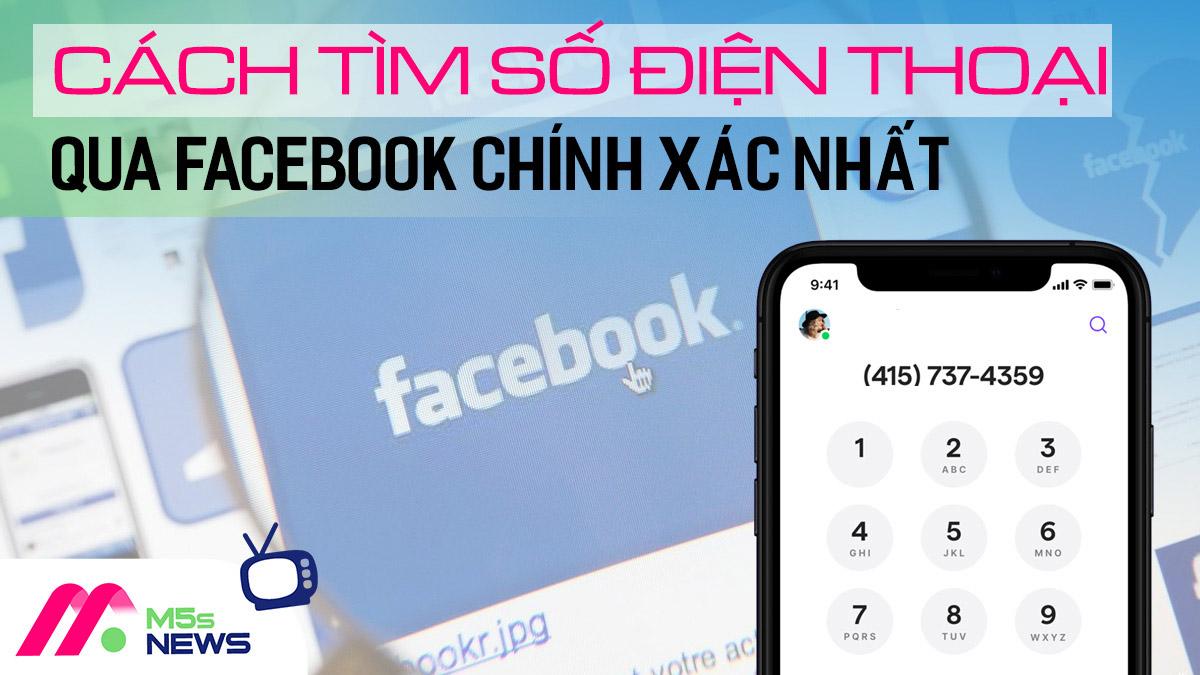 Tìm số điện thoại qua facebook