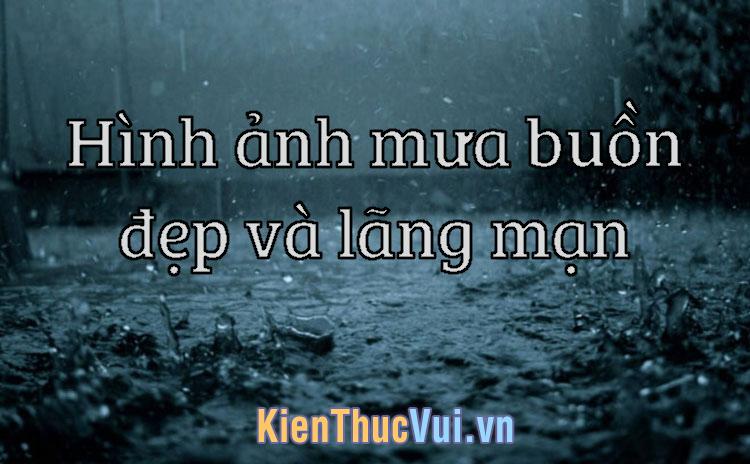 Hình ảnh mưa buồn đẹp và lãng mạn