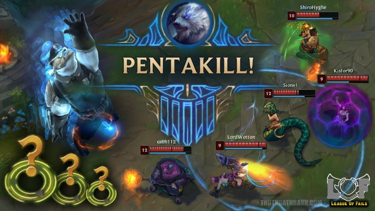 hình ảnh pentakill đỉnh và xuất sắc