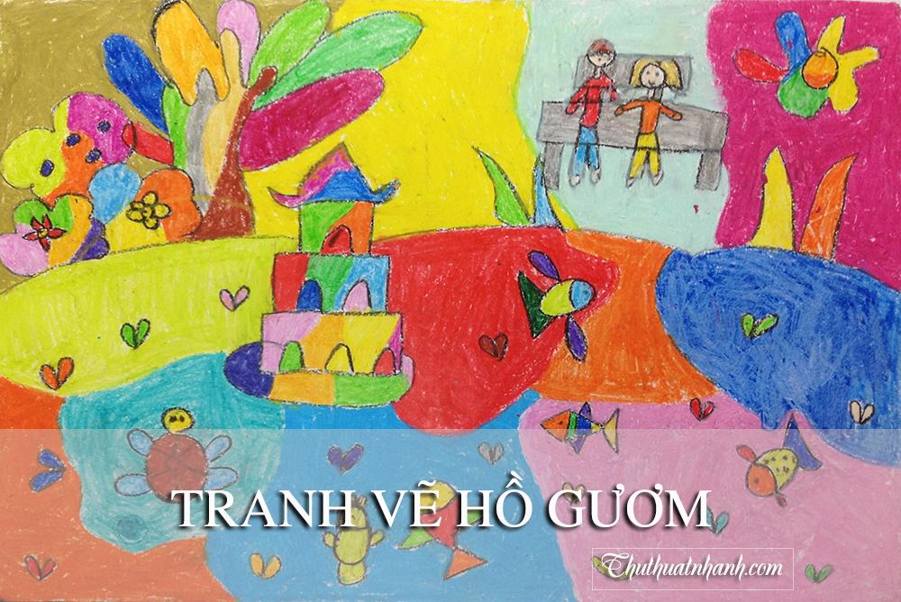 tranh vẽ hồ gươm