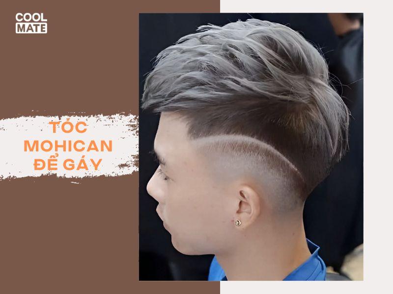 10 kiểu tóc mohican để gáy nam phong cách không thể bỏ qua