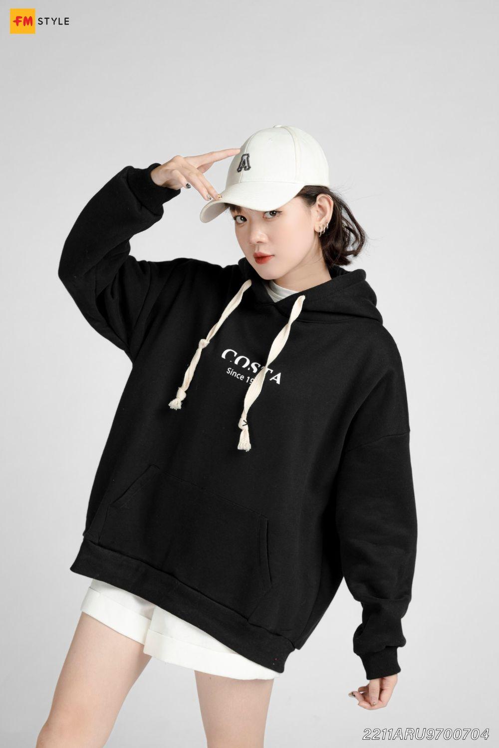 Thiết kế áo hoodie nữ truyền thống