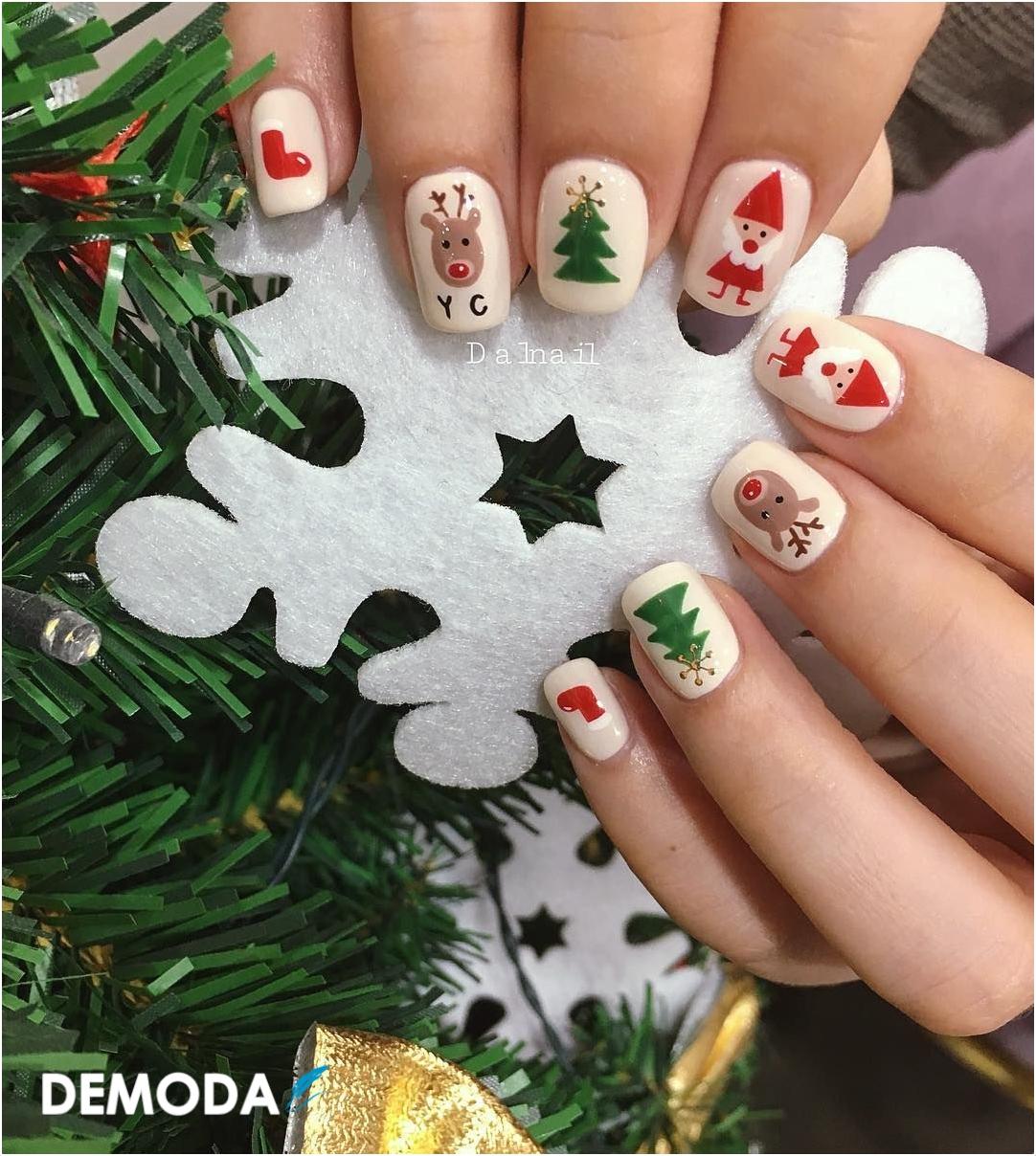 Mẫu nail Noel nail giáng sinh