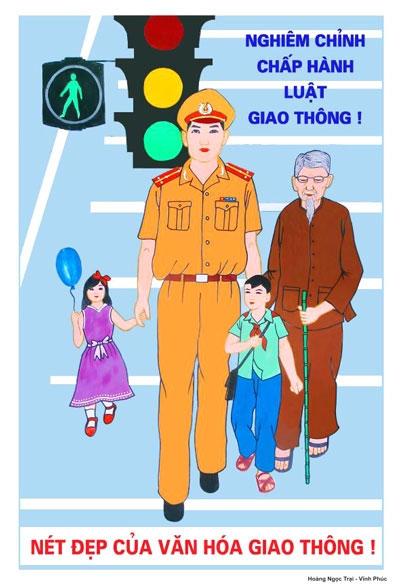 Tranh cổ động về an toàn giao thông