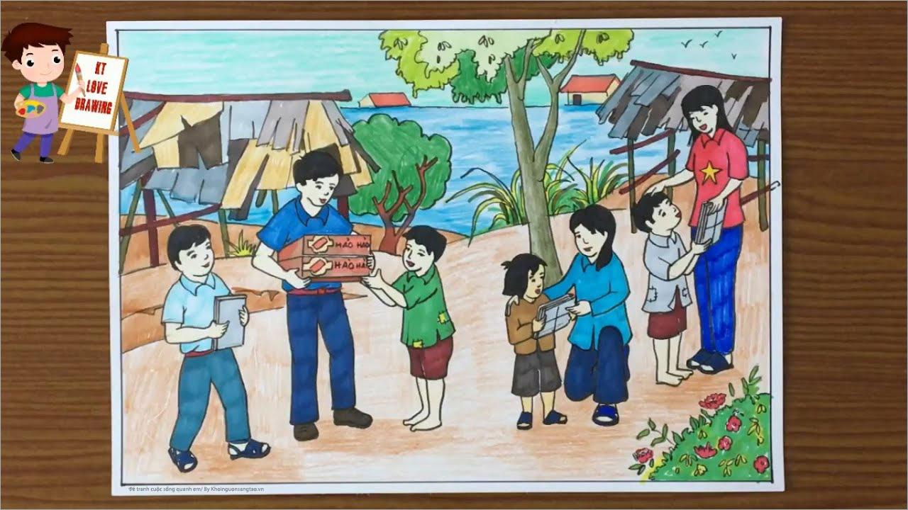 Vẽ tranh cuộc sống quanh em