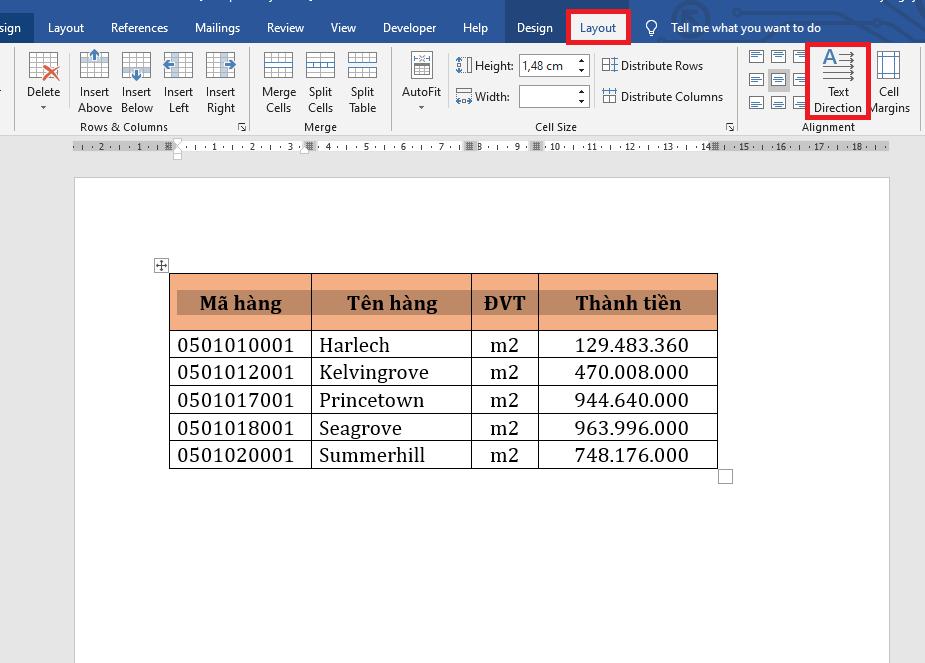 Hướng dẫn viết chữ dọc, xoay chữ theo chiều dọc trong Word