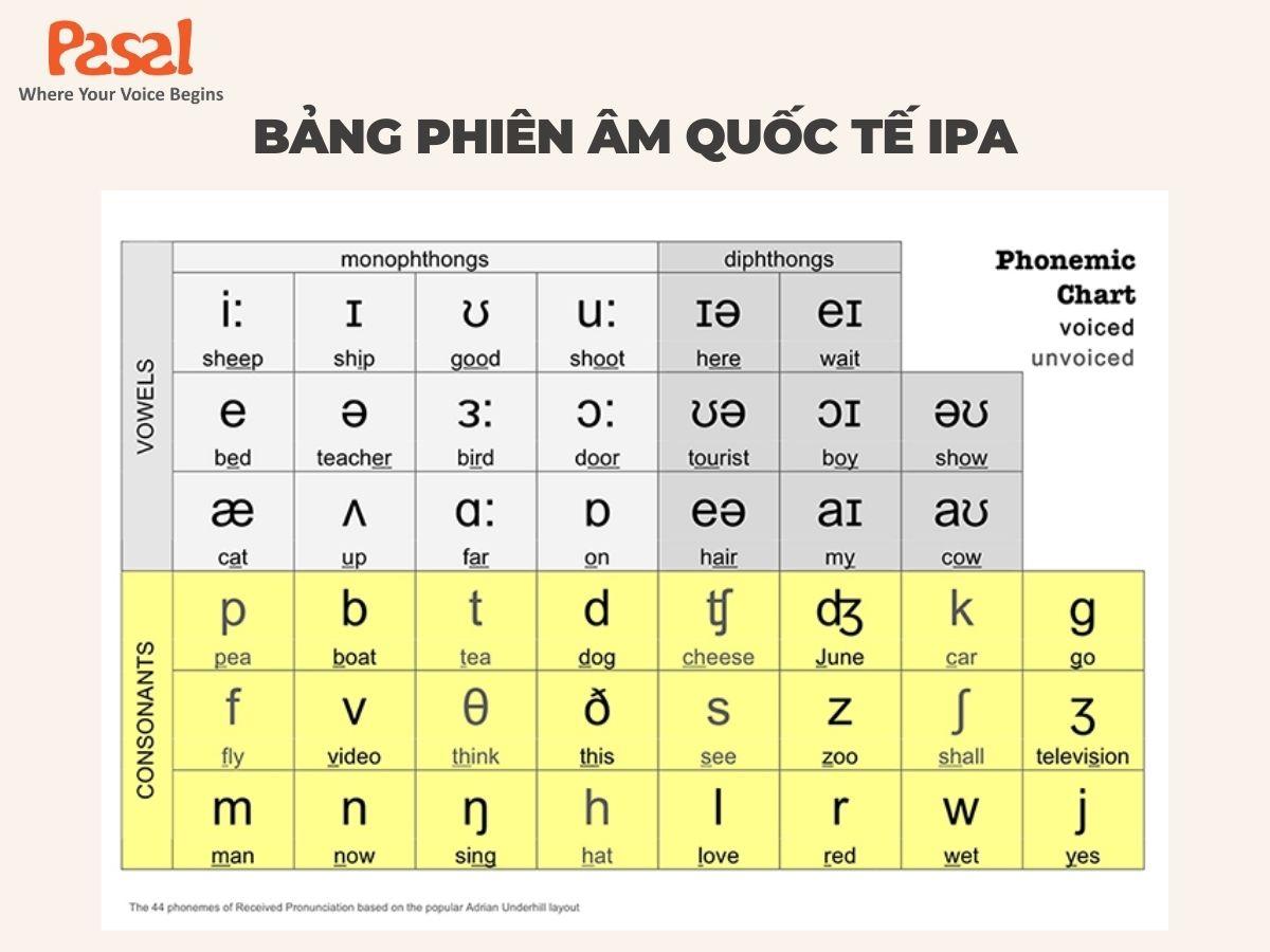 Bảng phiên âm quốc tế IPA