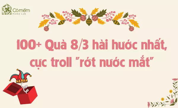 quà 8/3 hài hước nhất