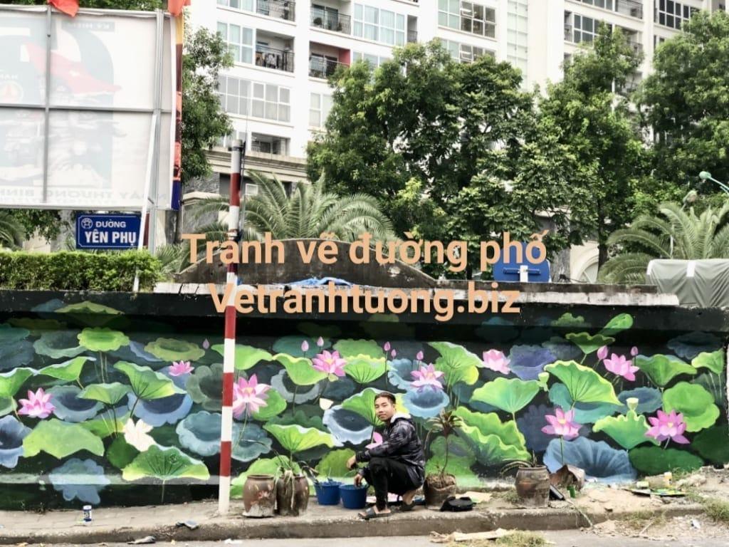 tranh vẽ đường phố