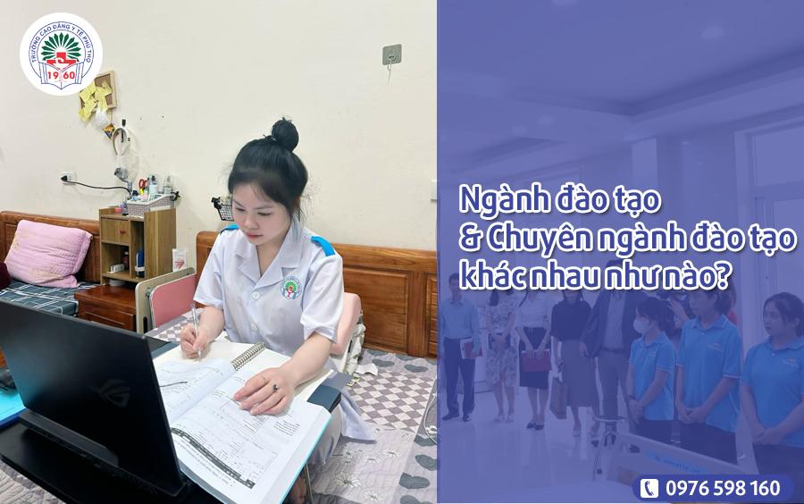 Ngành đào tạo và chuyên ngành đào tạo khác nhau như nào?