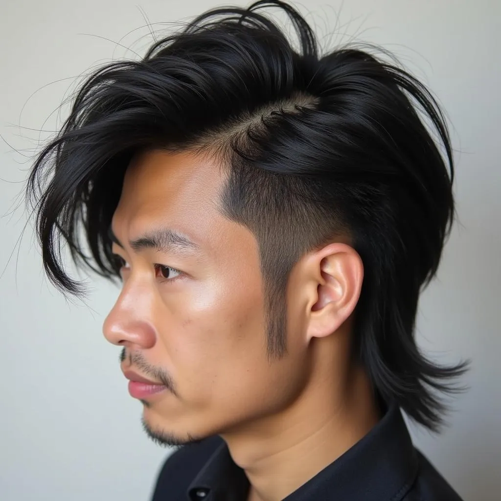 Sơn Tùng M-TP với kiểu tóc Mullet